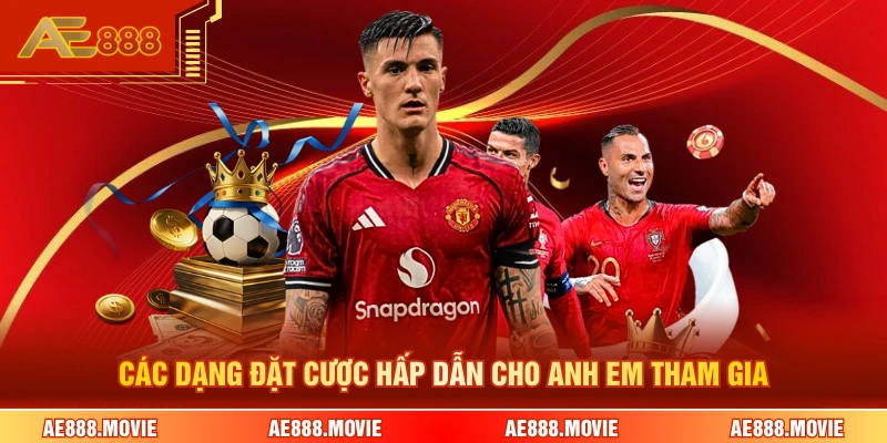Các dạng đặt cược hấp dẫn cho anh em tham gia